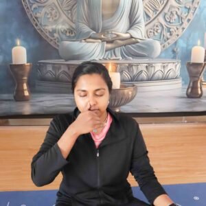 RYT 200 Yoga Teacher Training & Daily Yoga Classes - Sports City 10 Students practicing breathing yoga in dubai